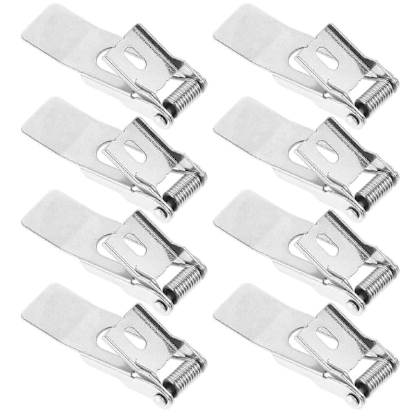 8st Infälld Ljuskälla Klämma Fast Fjäderklämma Fjäderklämma Fästklämma För Panellampa Downlight (LGL)
