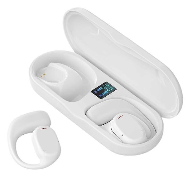 JS270 Trådløst Bluetooth Headset Hengeøre Business Sports Øretelefon LGL White