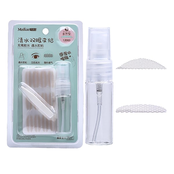 Marianne Clear Water Sticky Mesh Invisible Double Eyelid Sticker Blue