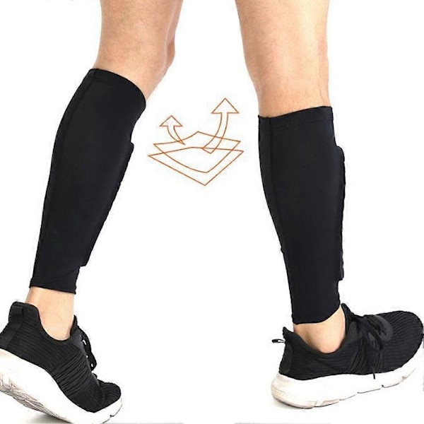 Benskydd Strumpor Stötsäkra Honungskaka Nylon Stödstrumpa Benskydd LGL L