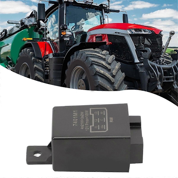 Blinkrelé Traktor Blinklysrelé 12V 21W 335200160 54229002 for Traktor Veteranbil Lastebiler (LGL)