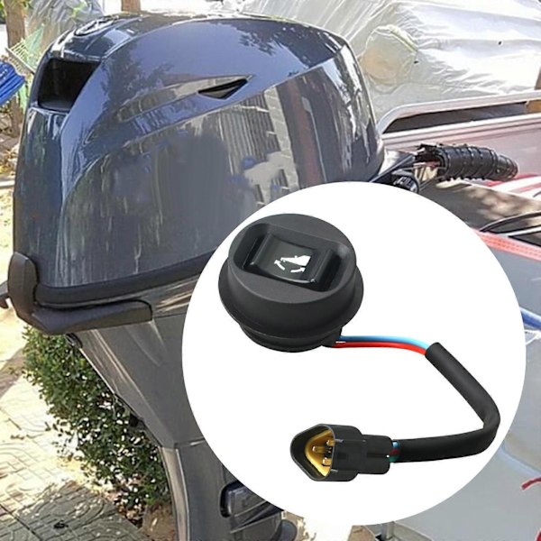 Tilt Trim Strömbrytare Enhet Trim Strömbrytare 63D-82563 30HP-115HP Lätt att Installera Tillbehör Direkt Ersättning Utombordsmotor LGL black 8cm