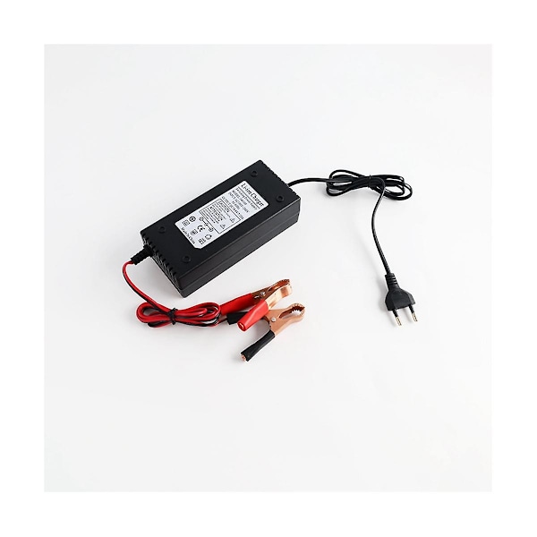 14,6V 10A Lifepo4 jernfosfatbatterilader for 12,8V 4S scooterbil solenergi lagring Char [GGL] Black