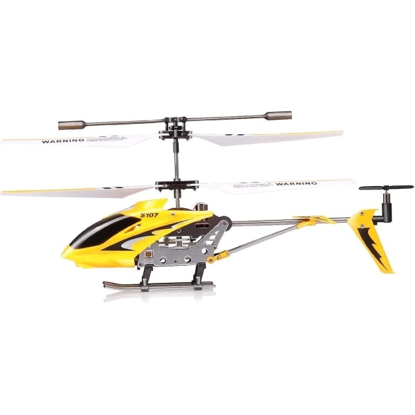 Katea S107/s107g Phantom 3ch 3.5 Channel Mini Rc Helikopter med Gyro Gul