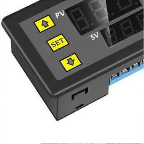 Timer Relæ Modul DC 12V Dobbelt Display Digital Cyklus Forsinkelse Switch Controller Voltmeter 20A (LGL)