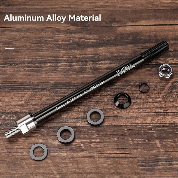 Cykler 160-178mm Gennemgående Aksler Adapter Høj Styrke Cykelanhænger Træk Gennemgående Aksler Adapter Nem at Installere Dele P1.0 LGL Black