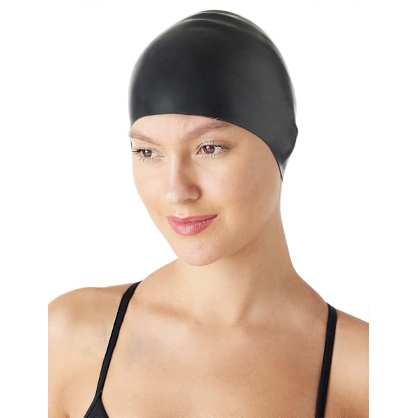Unisex Rynkfri Silikonbadmössa Svart (LGL)