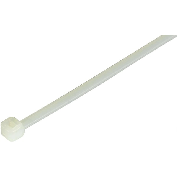 100 kpl nippusiteitä, valkoinen/luonnonvalkoinen, 150 mm x 3,6 mm, korkealaatuiset muoviset nippusiteet (LGL)