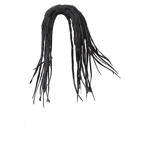 Lång Dreadlocks Peruk Unisex Vuxen (LGL) Black One Size