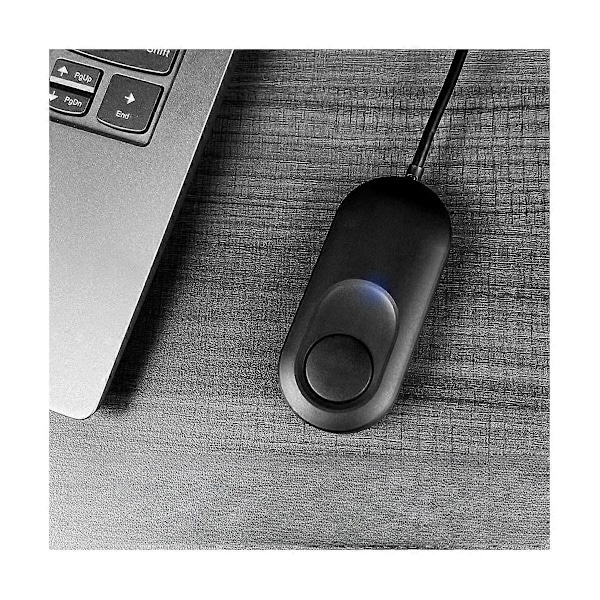 USB Muse Jiggler, Uopdagelig Musebevæger Automatisk Simulator til Forebyggelse af Computer Laptop Skærm Sleep LGL Black