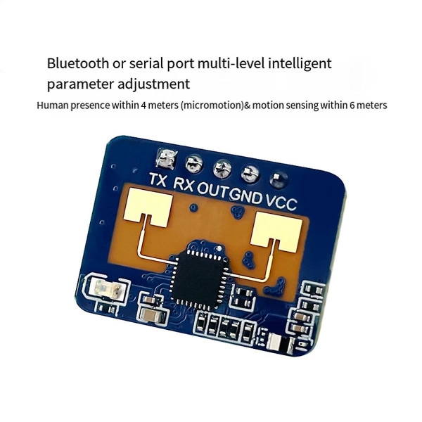 24g Mmwave Ld2410c Menneskelig tilstedeværelsesradarsensor Bevægelsesdetektionsmodul