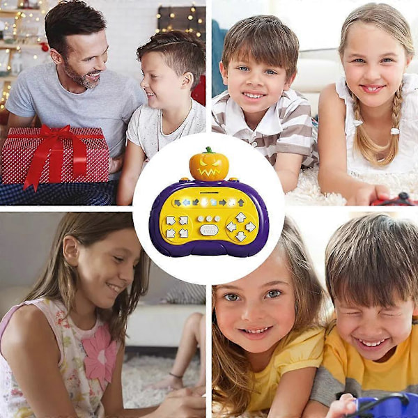 Quick Push Legetøj Hurtigt Interaktivt Spil Kreativ Pop Lysende Fidget Relief til Børn (LGL)