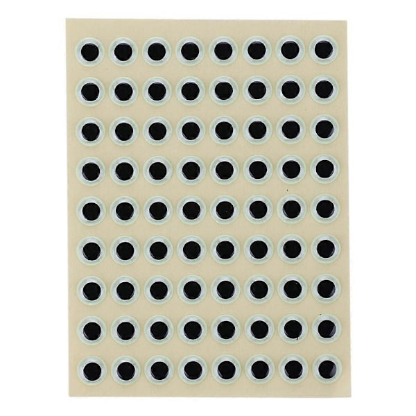 XIDIAOYU kalastusvieheen silmä 3D-simulaatio perhokalastus crank bait keinotekoinen kalan silmä LGL O QT103C8 8mm72pcs