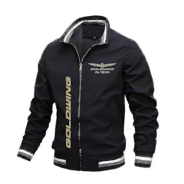Jakker for menn Vindjakker Menns 2021 Ny Honda Gold Wing Trykte Jakker Menns Dame Vindjakker Mote Utendørs Motorsykkel Bas LGL 4XL Gold