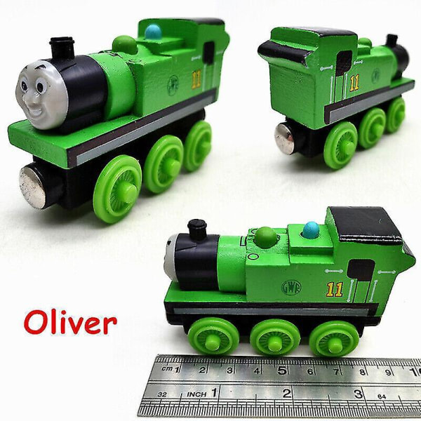 Thomas And Friends Train Tank Engine Träjärnvägsmagnet Samla present ToysBuy 1 Få 1 gratis[GL] Oliver