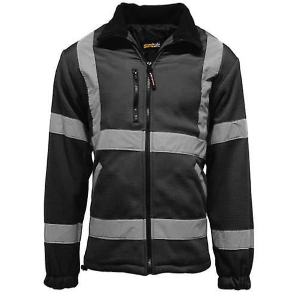 Standsafe Hv022 Varsel Fleecejacka LGL Black 4xl
