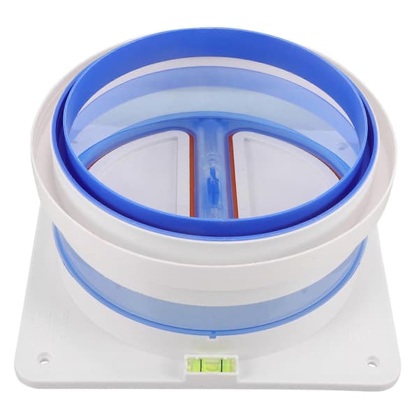 Ventilationsrör Backventil Luftutsläpp Enkel Design 1Set (LGL) White 19.00X19.00X9.50CM
