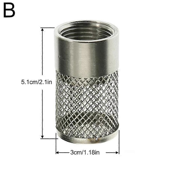 Imuputken Siivilä Puutarhaletkun Siivilä Suodatin Imuputken Siivilä Letkusuodatin LGL 30mm