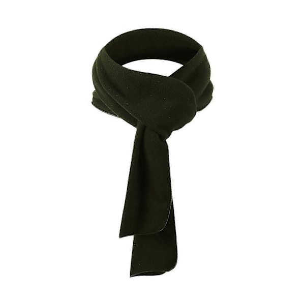 Lång fleecehalsduk för män och kvinnor för vintersporter, lätt, enfärgad, värmande halsskydd, huvudbonad LGL Army green