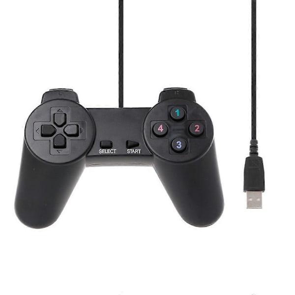 Langallinen USB 2.0 -peli-ohjain peliohjain Joystick Joypad PC-kannettavalle tietokoneelle (LGL)