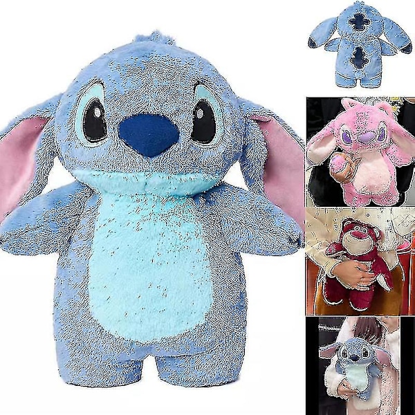 Kuum vesipullo Pehmeä Talvi Pehmoinen Lämmin Käsilaukku Koti Veden Täyttö Lahjat Ominaisuus [L] Stitch