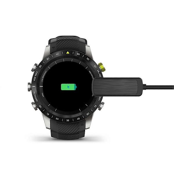 For Garmin MARQ Athlete/Adventurer/Captain/Golfer/Aviator Ladeklemme USB-lader med Data (LGL)