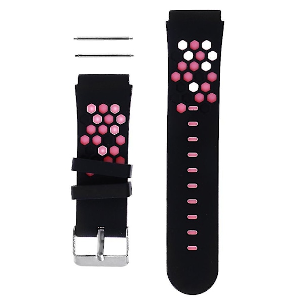 Barnens smarta armband ersättning silikon handledsrem för barn smartklocka [GGL] Black Pink