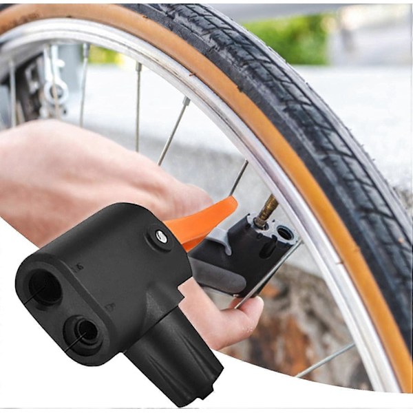 Stycken Cykeldäckventilpumpmunstycke | Multifunktionell Cykelventilomvandlare Reservdelar | Dubbelhuvud Cykeldäck Däckpump Inflator Munstycke (LGL)