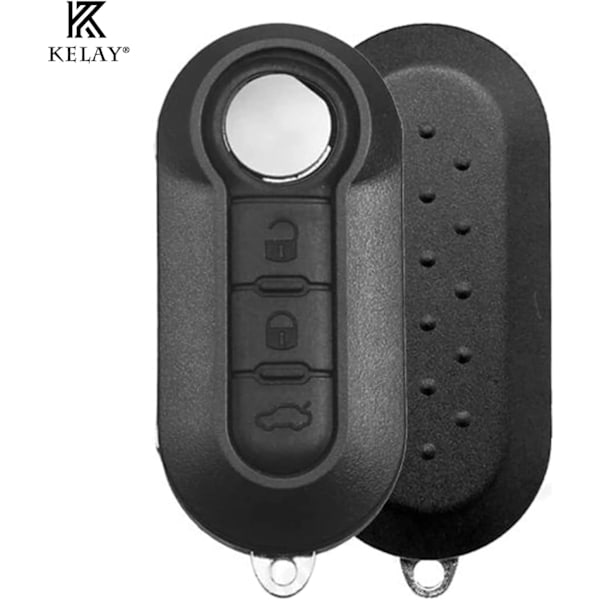 3-painikkeinen auton avaimen kuoren vaihto Fiat 500 Peugeot Citroen Brava Bravo Evo Grande Doblo Ducato Panda -kaukosäätimen avaimen kuori (LGL)