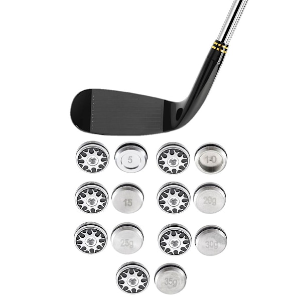 2 stk. Golf Puttervekter Tilgjengelig For Odyssey Stroke Lab Putter Køller Hode LGL 35 grams Black