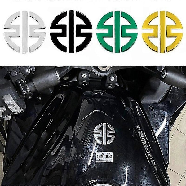 3D Moottoripyörätarrat 2 kpl Katepaneelitarroja Tankin logot Kawasaki H2R Z125 Z250 Z300 Z400 Z650 Z800 Z1000 moottoripyörän polvi- ja säärisuojat LGL Red