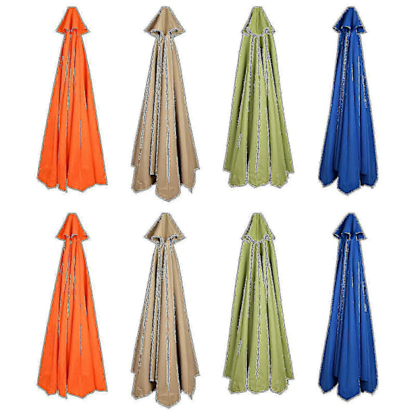 Sr Erstatnings Fa En Parasol Baldakin Betræk Til 6/8 Arms Have Solskærm 50% Tilbud-yzy # LGL Navy blue 300cm*8k
