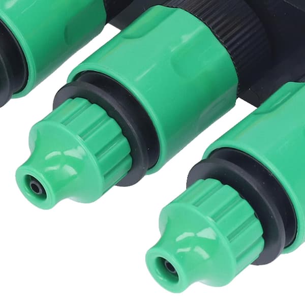 Vannslangesplitter ABS Materiale 4-veis Rustfritt Holdbar Hagevanning Kran Splitter for Terrasse Gård (LGL) variationValue