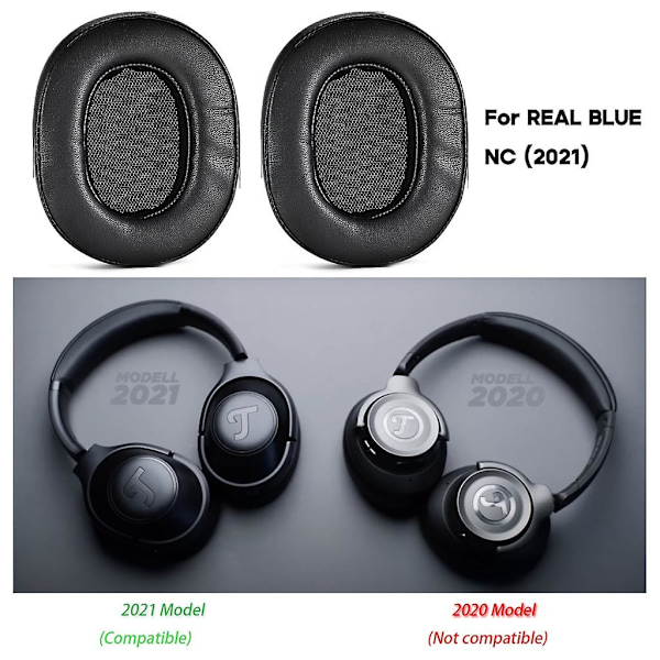 Øreputer for Teufel REAL BLUE NC 2021 Headset Øreputer Isolerer Effektivt Støy LGL