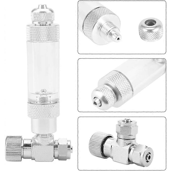 Ventilnål for akvariumsystem CO2-regulator bobleteller akvarietilbehør (LGL)