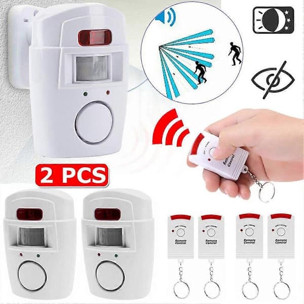 125dB Högljudd Rörelsesensor Alarm Låg Strömförbrukning för Hemsäkerhet (LGL) 2pcs