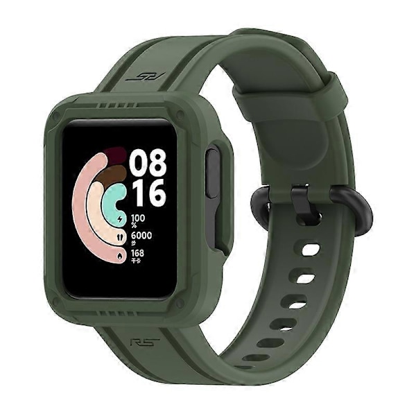 Til Xiaomi Redmi Watch 2 Lite Urremme Urrem LGL Multicolor Blackish Green