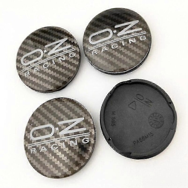 4 stk. 62 mm Bilhjul Center Nav Kapsler Til Oz Racing M595 O.z Alloy Auto Hjul Fælg Center Nav Kapsel Dækning 62 58 Shry LGL 4x62 Black Carbon