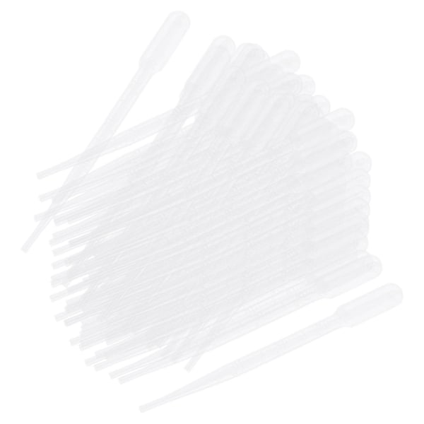 100 Stycken Engångspipetter Graderade Pipetter DIY Konstleksaker Interaktiva Leksaker Ögondroppare Överföringsdroppare för Hemanvändning Pojkar (LGL)