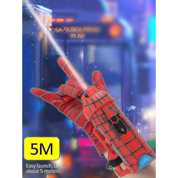 2024 Spider-man Handske Web Shooter Hero Launcher Wrist Toy Set Spiderman Bracers Leksaker D