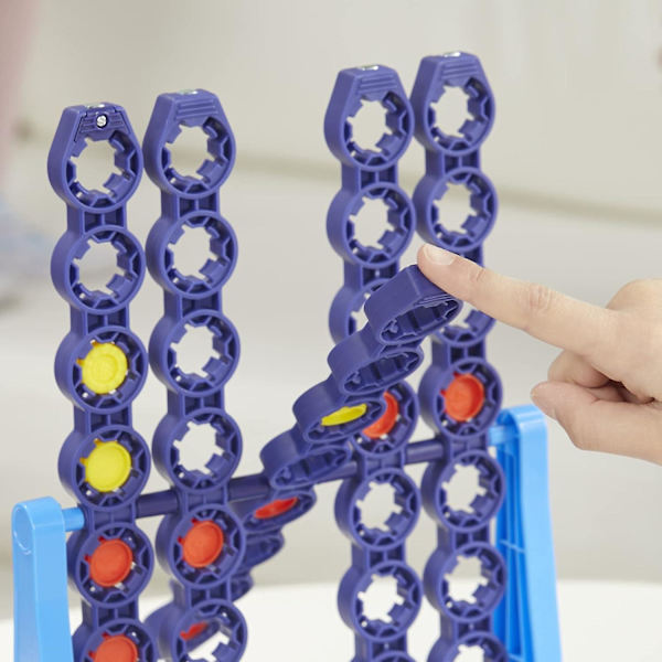 Connect 4 Spin Game Set - Traditionellt familjespel med brädspel och strategileksaker för barn