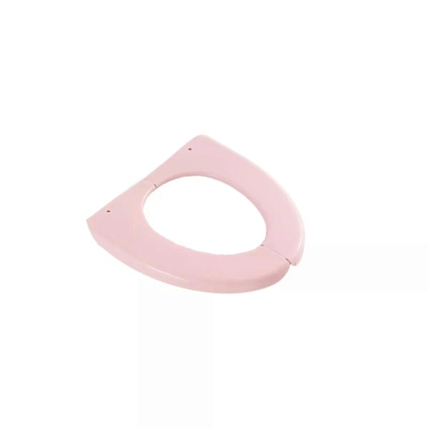 Toalett Hygien Skydd Plast Bärbar Tvättbar Vattentät Vikbar Badrumstillbehör Toalettsitsöverdrag 38x40cm Universal LGL