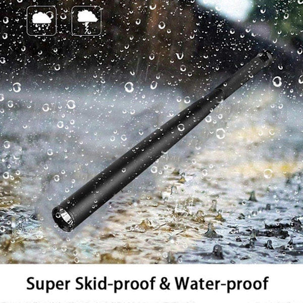 Självförsvars baseballträ stark lätt ficklampa T6 uppladdningsbar LED utomhus multifunktion säkerhetsklubba LGL