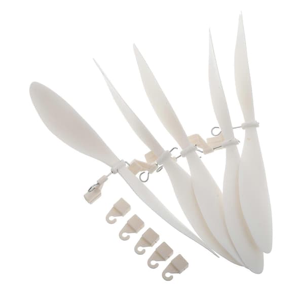 Gummibandsdriven propellerleksak för modellflygplansentusiaster, 5 st (LGL) White 18.00X3.50X2.50CM