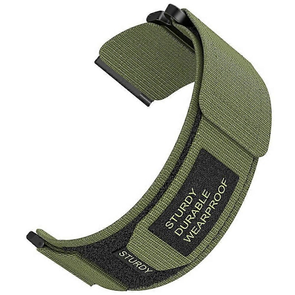 24mm nailoninen ranneke Suunto 9/7/Spartan Sport Wrist HR Baro Loop -kiinnityshihnalle - Harmaa LGL Multicolor Army Green