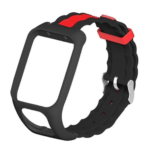 27 cm silikone armbåndsrem til TomTom Golfer 2 TomTom Runner 2 (LGL) Dark green