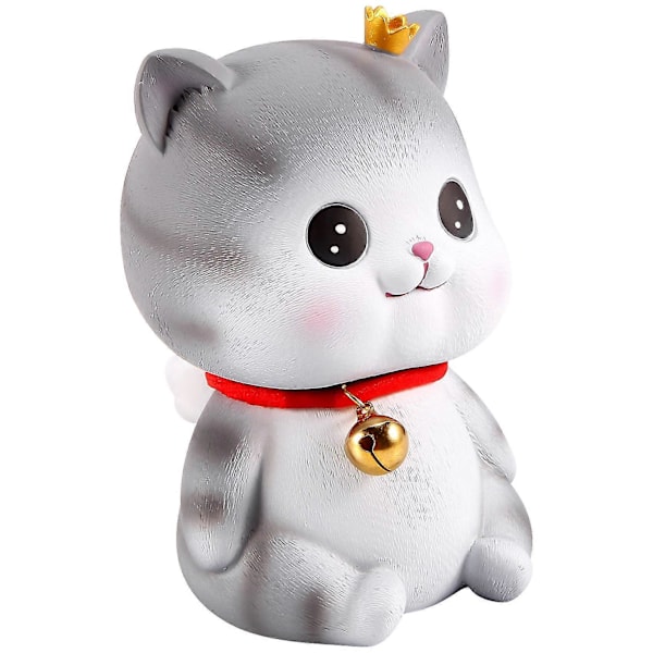 Cute Cat Decorative Saving Bank,Home Decoration Coin Bank Money Piggy Bank Help Form Right Money Ha  (LGL)