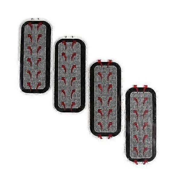 4x Generiska Ersättningsgelkuddar för rumpan - Kompatibla med Slendertone LGL Picture color one size