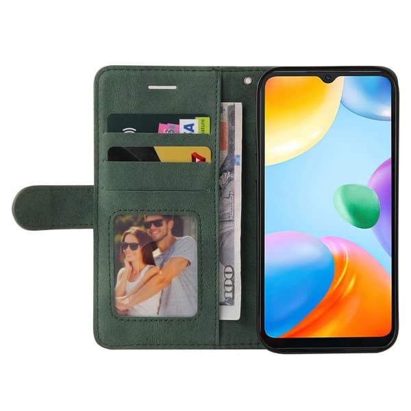 KT Wallet Case til Xiaomi Redmi 10C - Grøn