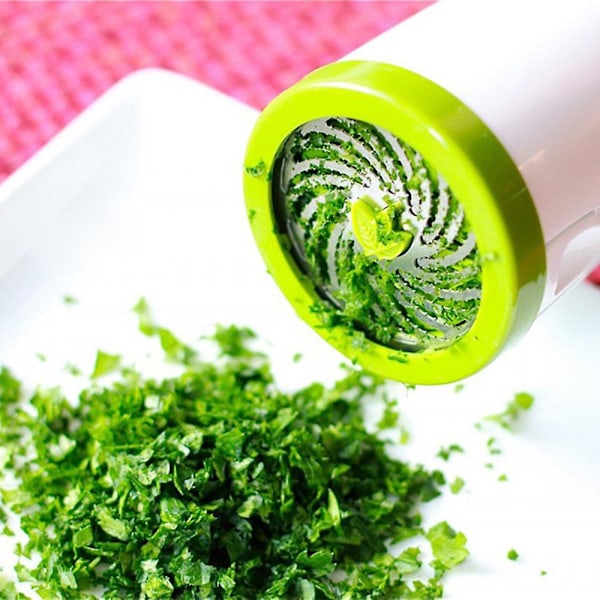 Home & Kitchen New Herb Grinder Spice Mill Parsley Shredder Chopper Fruit Vegetable Cutter [kk]